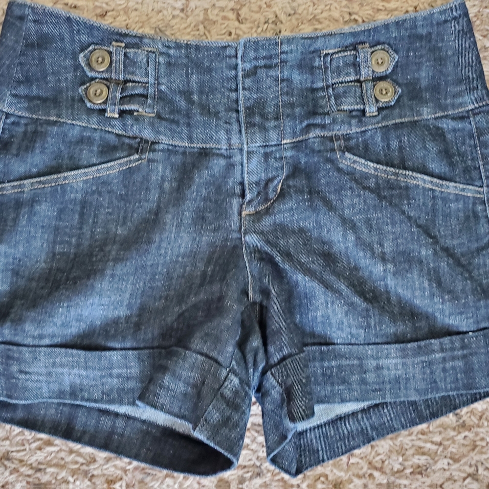 Denim shorts